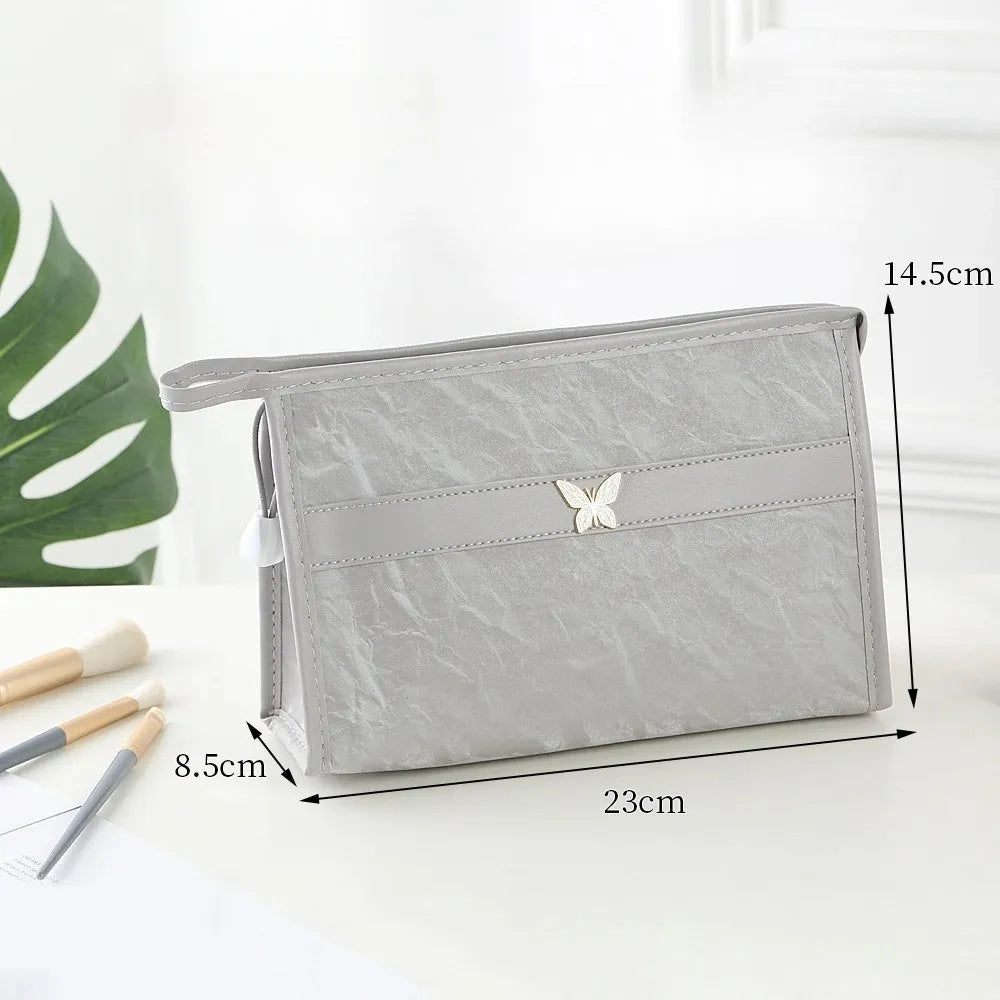 Trousse de Toilette Luxe PU Cuir – Sac Maquillage Portable