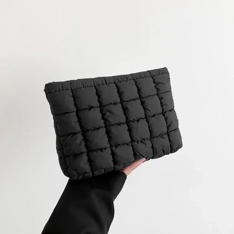 Trousse de Maquillage Matelassée Puffer – Grand Organisateur