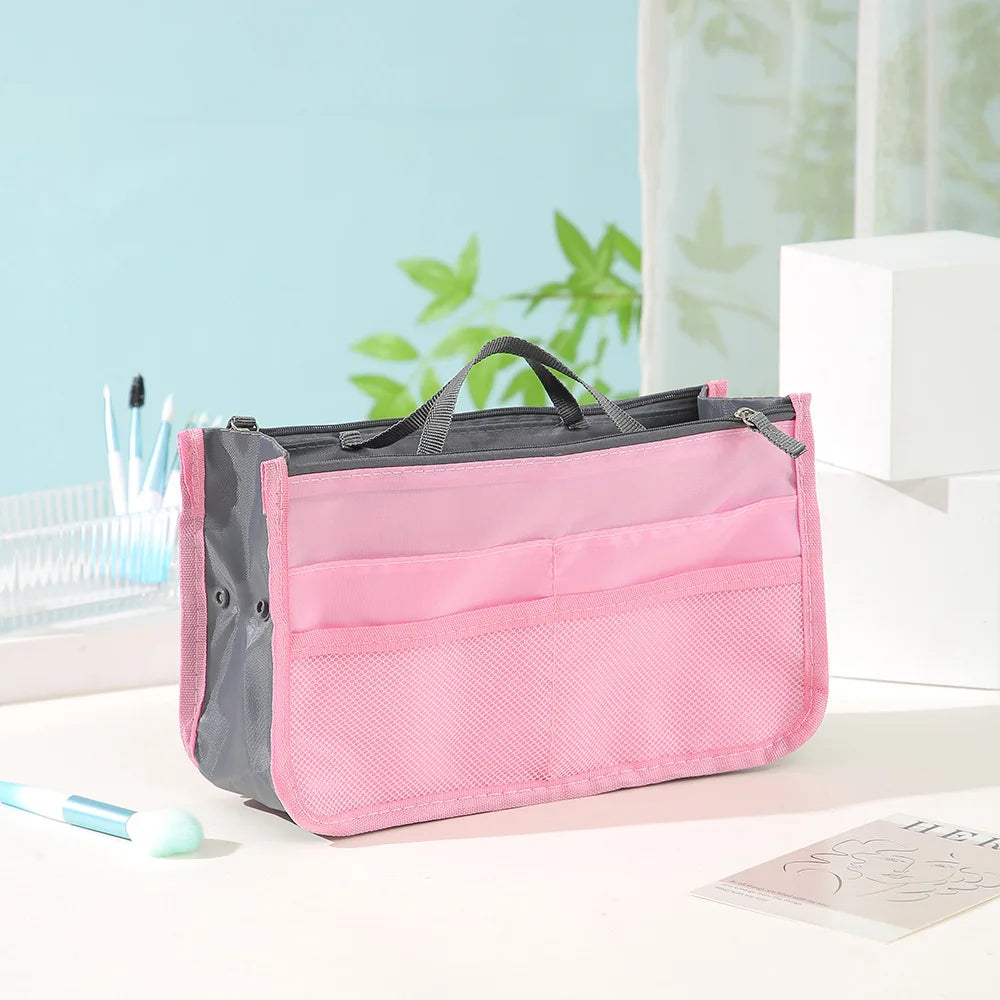 Trousse de Toilette Multifonction Femme – Double Zip