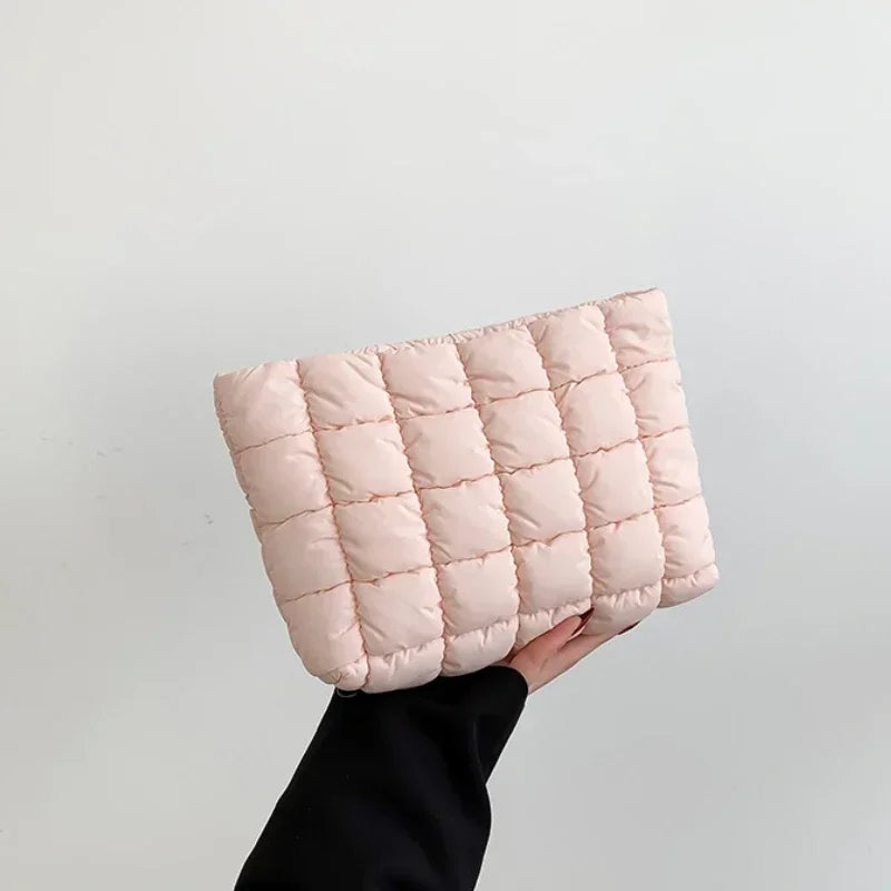Trousse de Maquillage Matelassée Puffer – Grand Organisateur