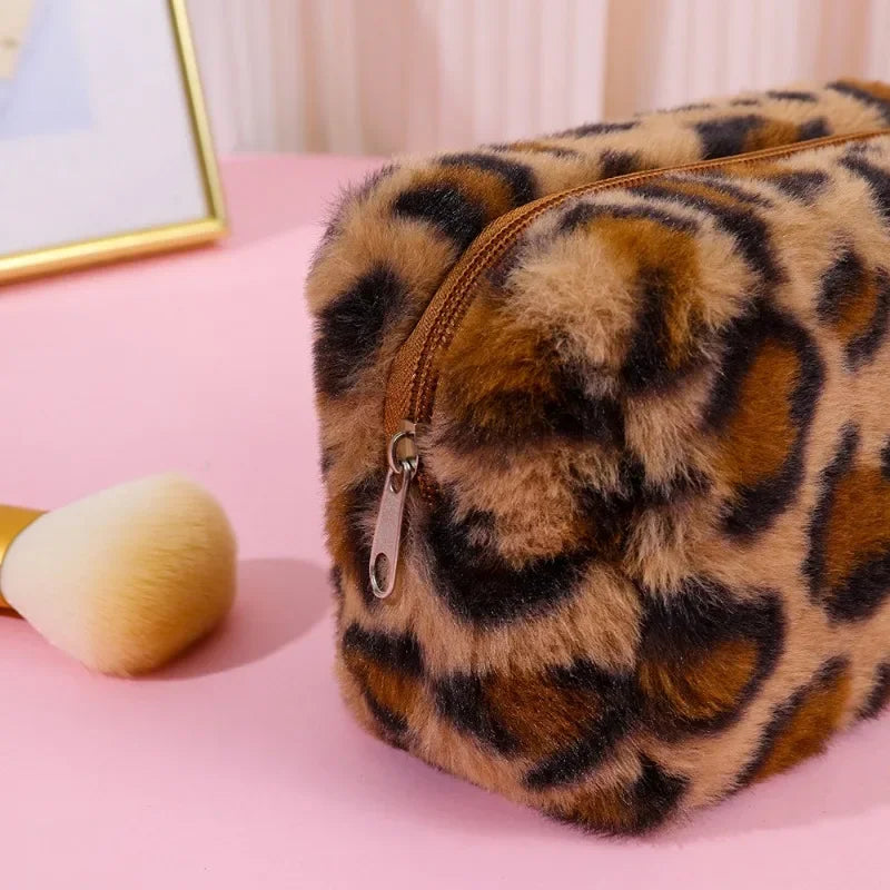 Trousse de Toilette Léopard – Organisateur Maquillage Voyage Doux