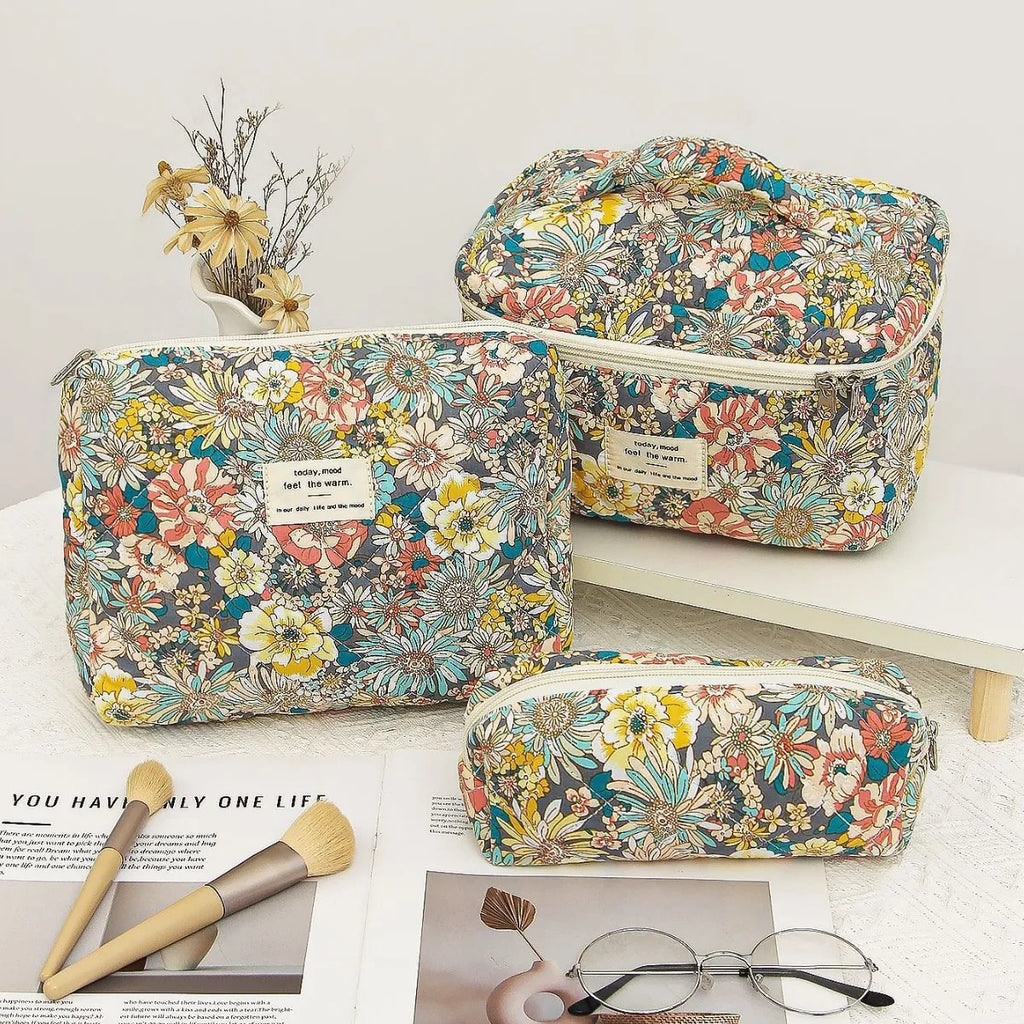 Trousse de Toilette Floral - Pochette Voyage