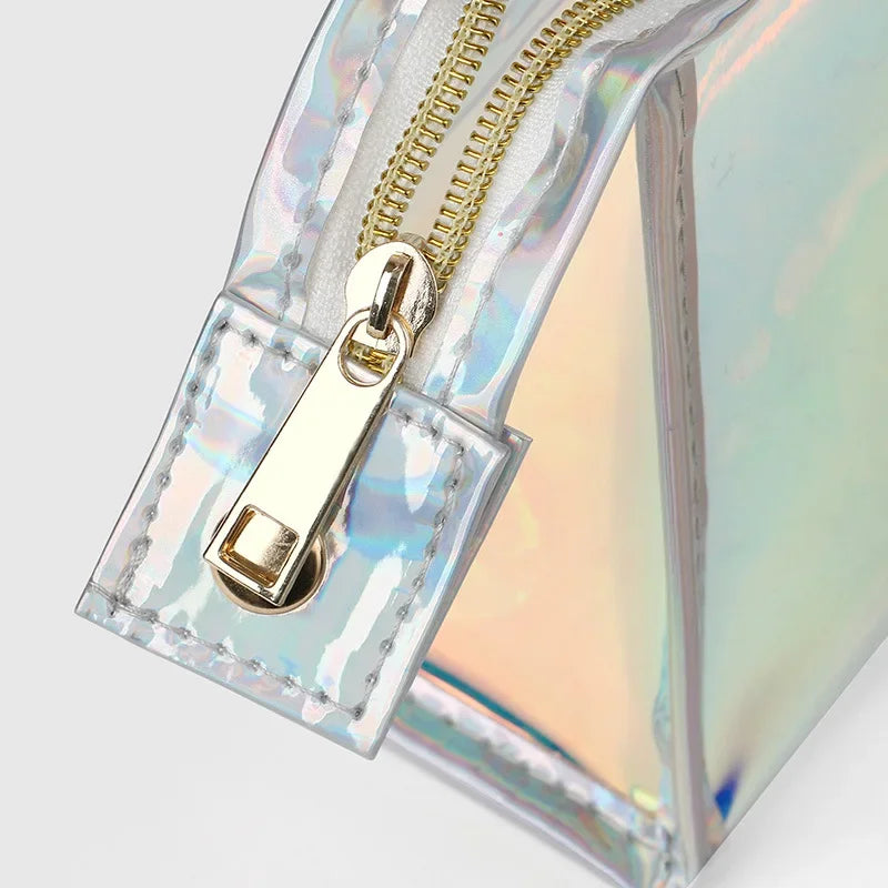 Trousse de Toilette Transparente pour Femme - Grande Capacité Étanche