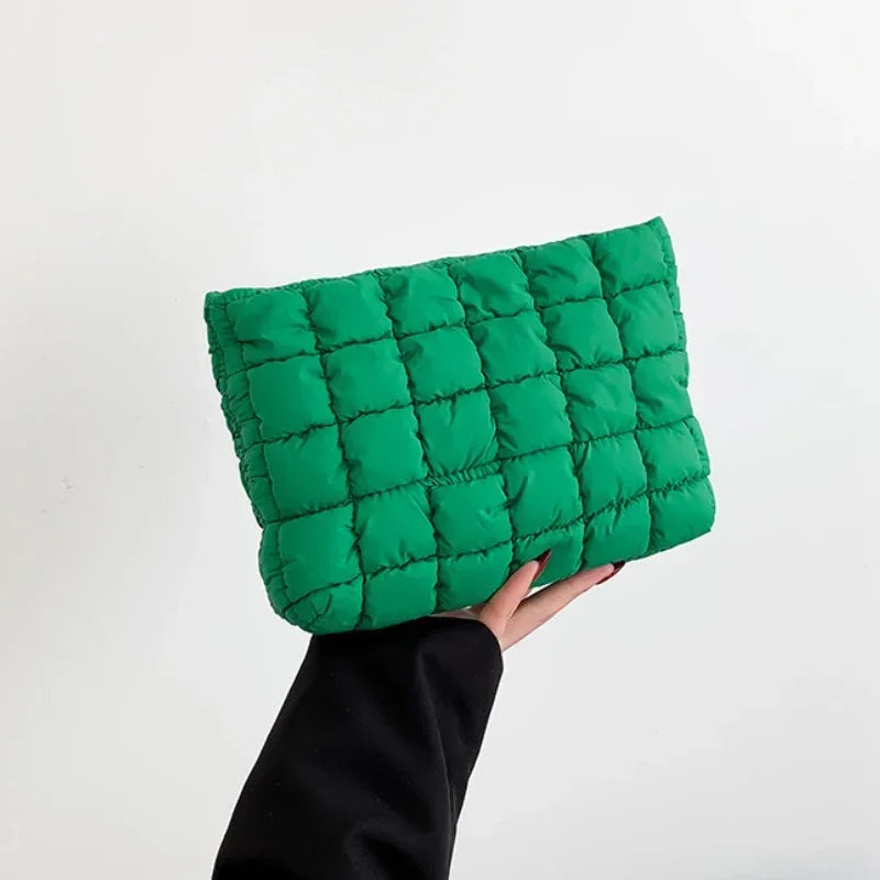 Trousse de Maquillage Matelassée Puffer – Grand Organisateur