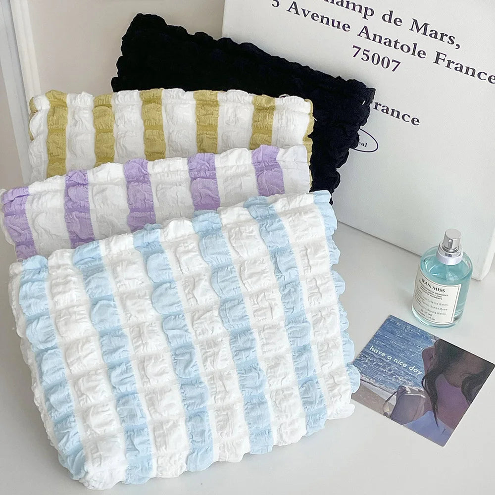 Trousse de Toilette Portable pour Femmes – Pochette Cosmétique Zip Nuage