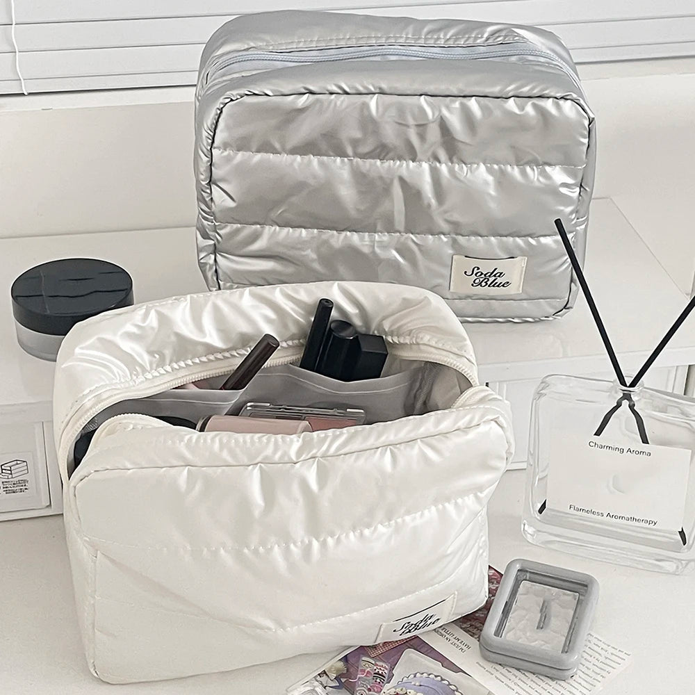 Trousse de Toilette Étanche Grande Capacité – Sac à Cosmétiques de Voyage Zip