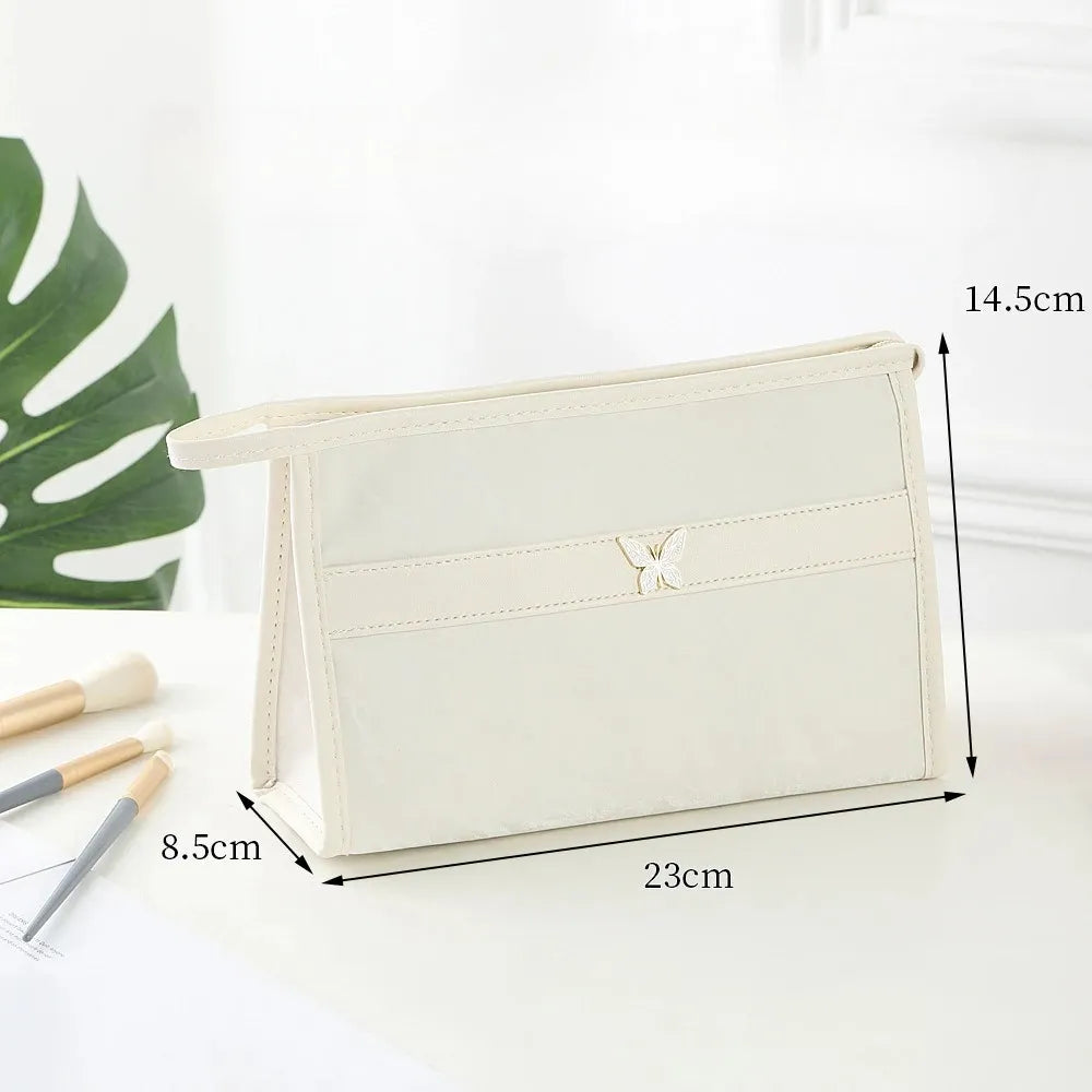 Trousse de Toilette Luxe PU Cuir – Sac Maquillage Portable