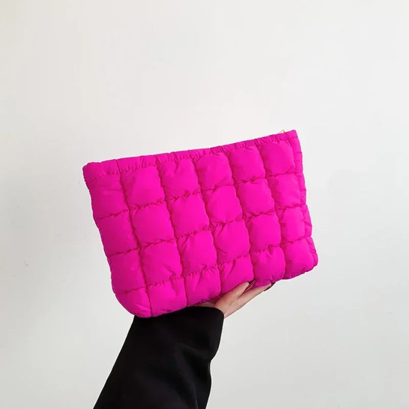 Trousse de Maquillage Matelassée Puffer – Grand Organisateur