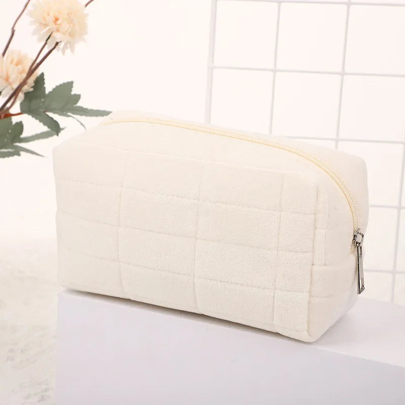Trousse de Toilette Velours Femme – Pochette Maquillage Voyage