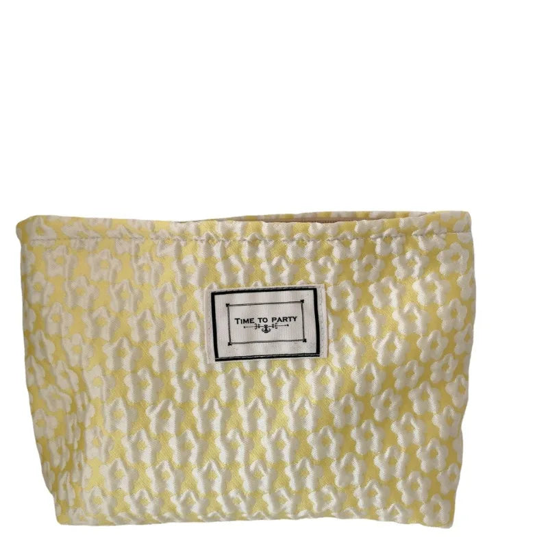 Trousse de Toilette Florale Portable – Grande Capacité