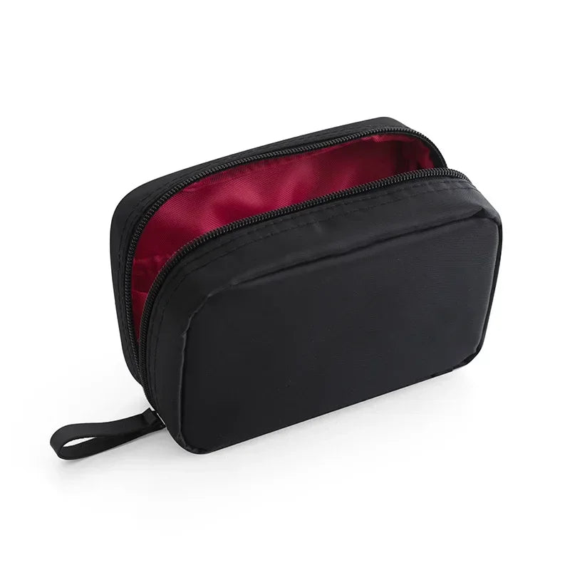 Trousse de toilette mini femme – sac cosmétique de voyage uni