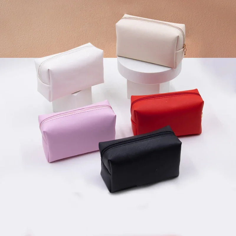 Trousse de Toilette Femme en Cuir PU – Pochette Maquillage Voyage
