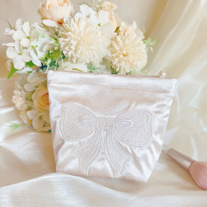 Trousse de Toilette Rose Perle – Maquillage Voyage