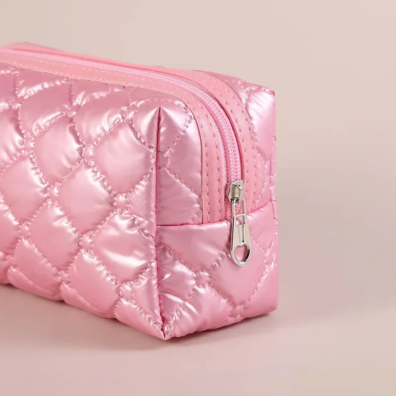 Trousse de Toilette Femme – Pochette Candy – Étui Diamant Brodé
