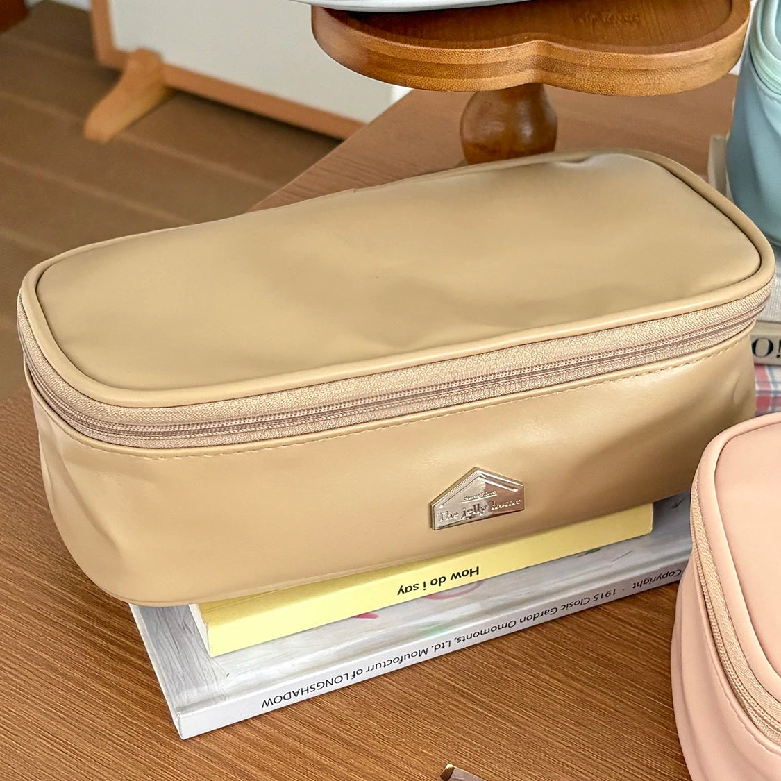 Trousse de Toilette Luxe PU Cuir – Grande Capacité
