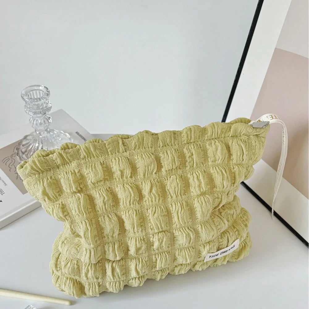Trousse de Toilette Portable pour Femmes – Pochette Cosmétique Zip Nuage