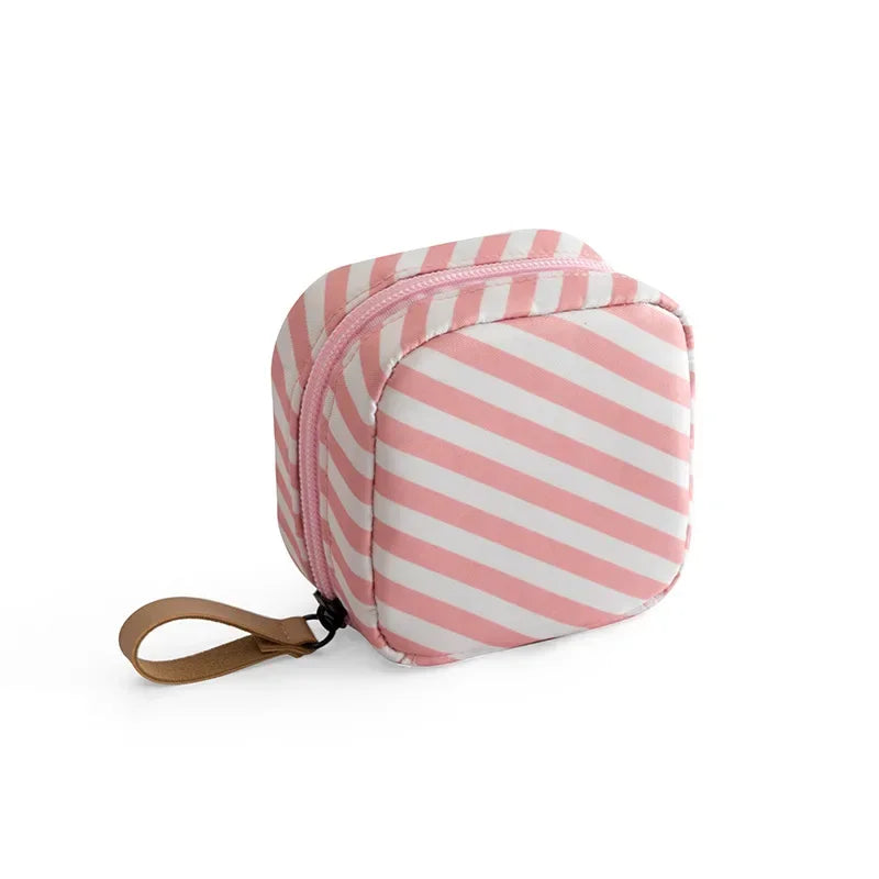 Trousse de toilette mini femme – sac cosmétique de voyage uni