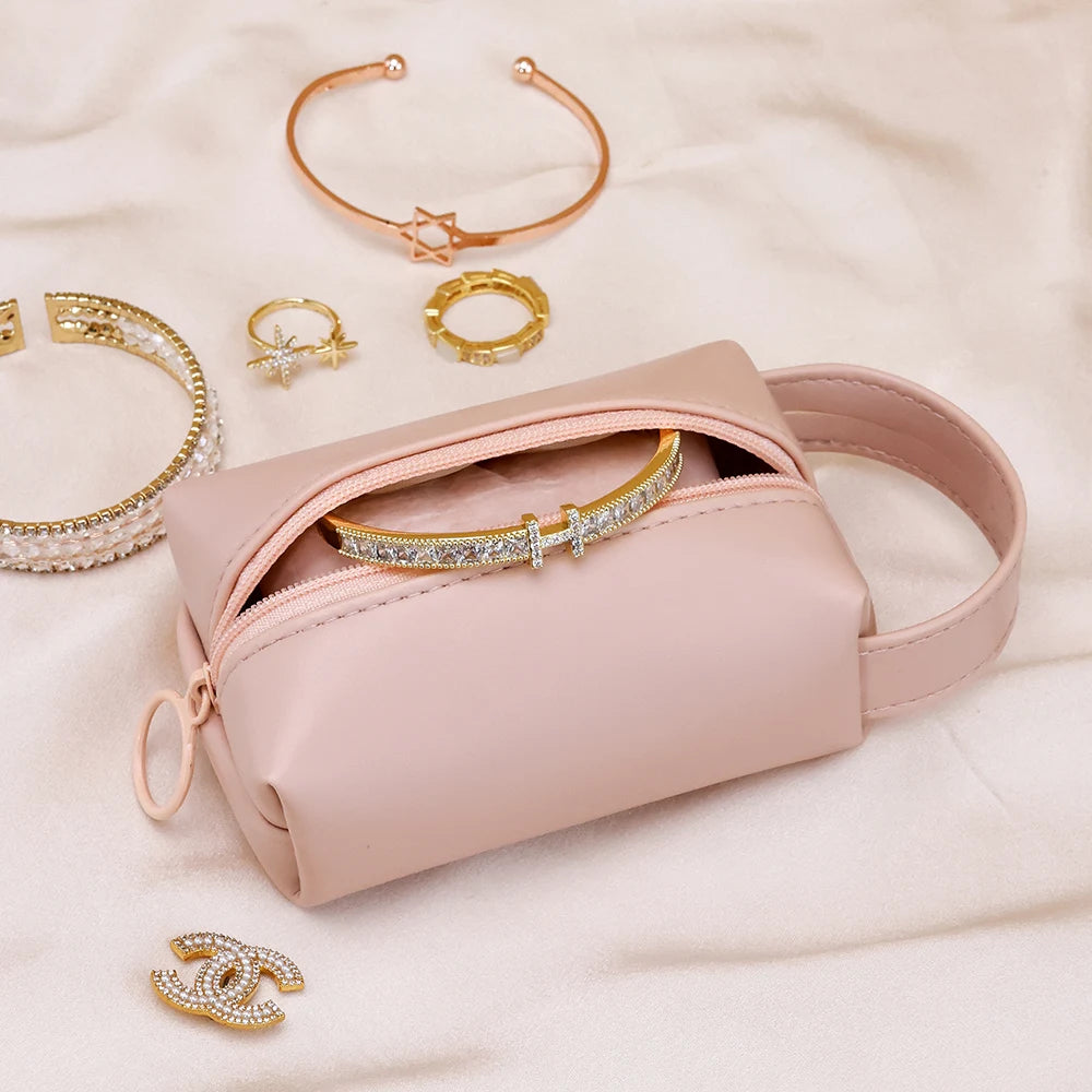 Trousse de Toilette Mini PU Étanche – Maquillage Portable