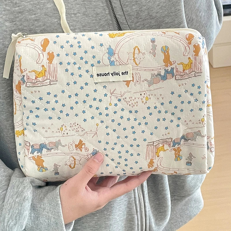Trousse de toilette femme – Maquillage portable, fleurs