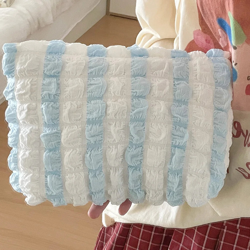 Trousse de Toilette Portable pour Femmes – Pochette Cosmétique Zip Nuage
