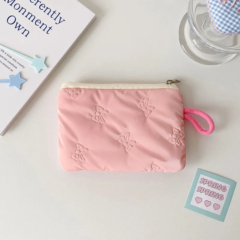 Trousse de toilette argentée – Pochette portable pour maquillage