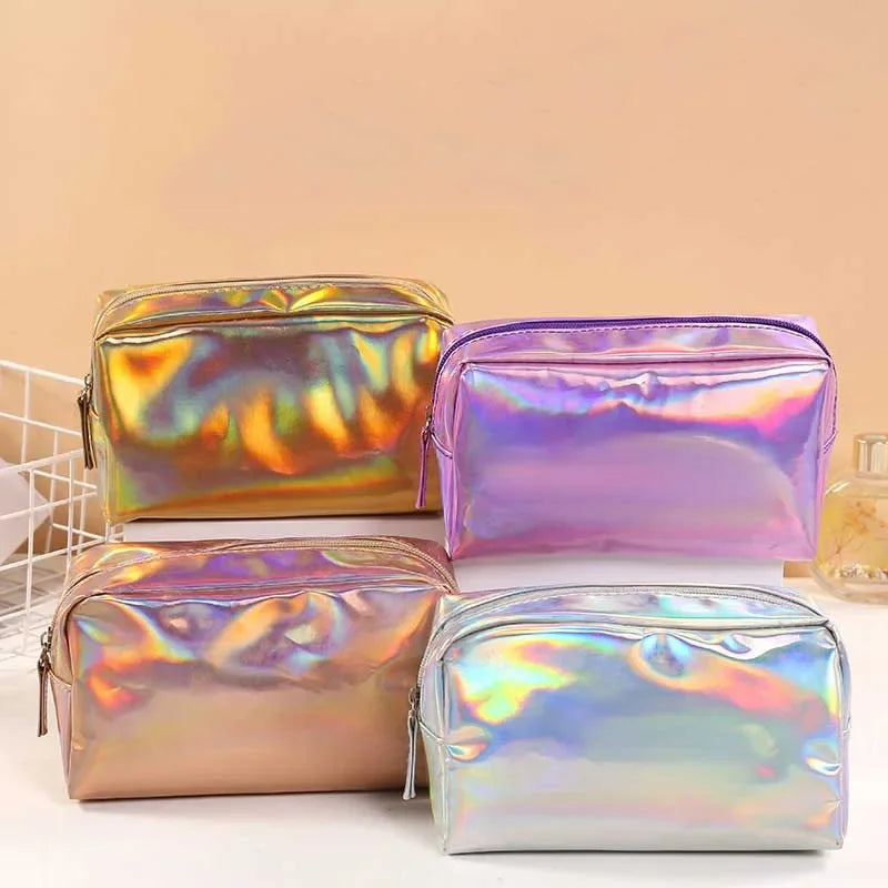Trousse de toilette unie – Pochette maquillage portable