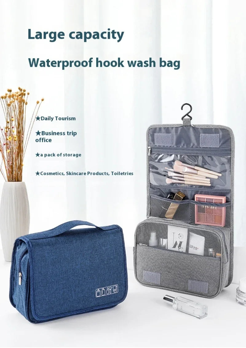 Trousse de Toilette Pliable et Suspendue – Voyage