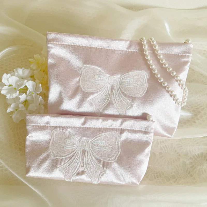 Trousse de Toilette Rose Perle – Maquillage Voyage