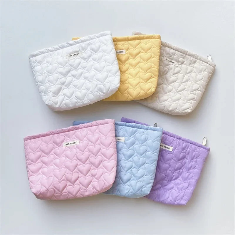 Trousse de Toilette en Coton – Pochette Maquillage Portable