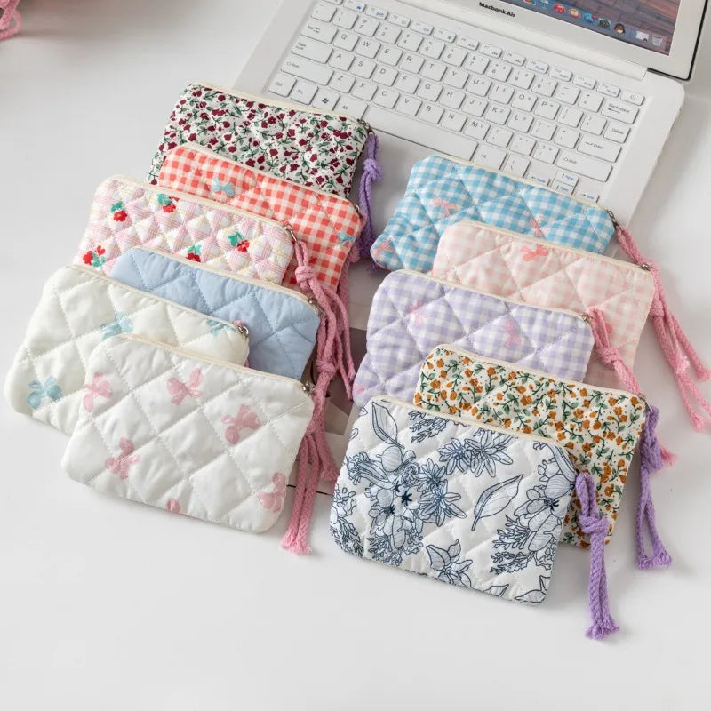 Trousse de Toilette Noeud – Maquillage & Rouges à Lèvres, Voyage pour Femmes