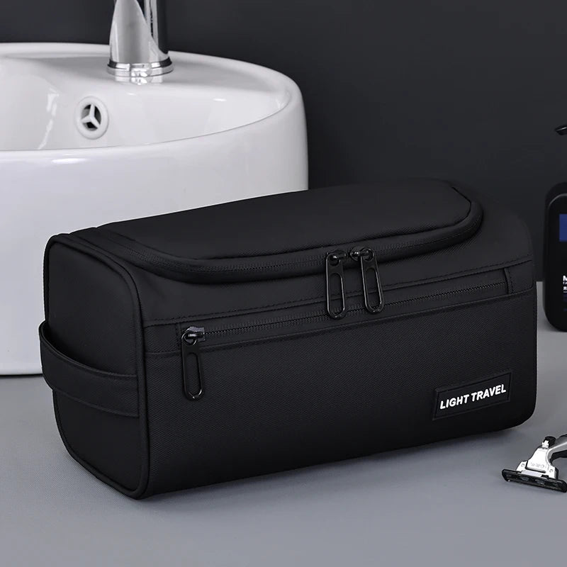 Trousse de Toilette Homme Vintage Luxe – Organisateur Suspendu