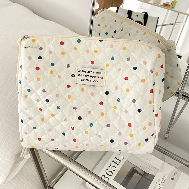 Trousse de toilette femme – Maquillage portable, fleurs