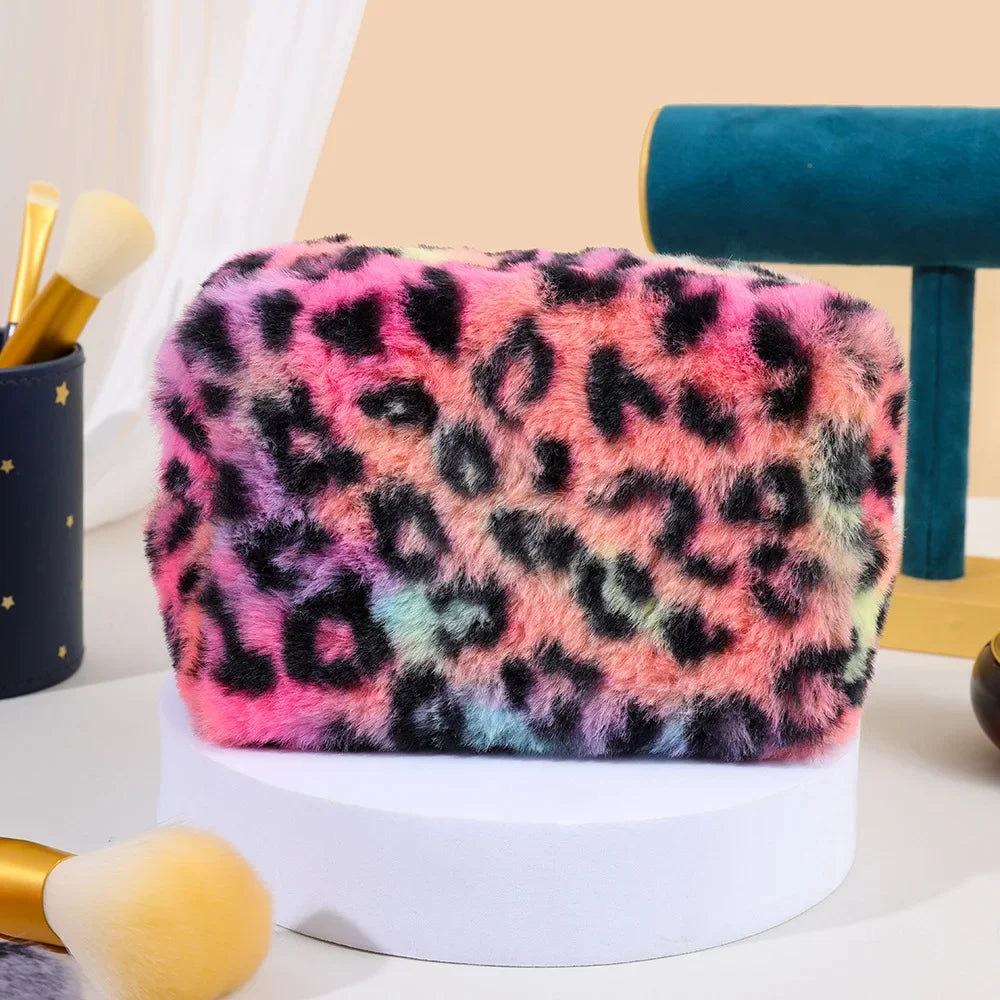 Trousse de Toilette Léopard – Organisateur Maquillage Voyage Doux