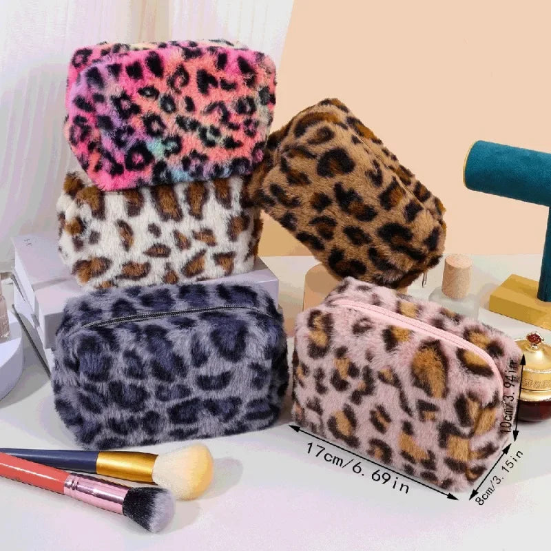 Trousse de Toilette Léopard – Organisateur Maquillage Voyage Doux