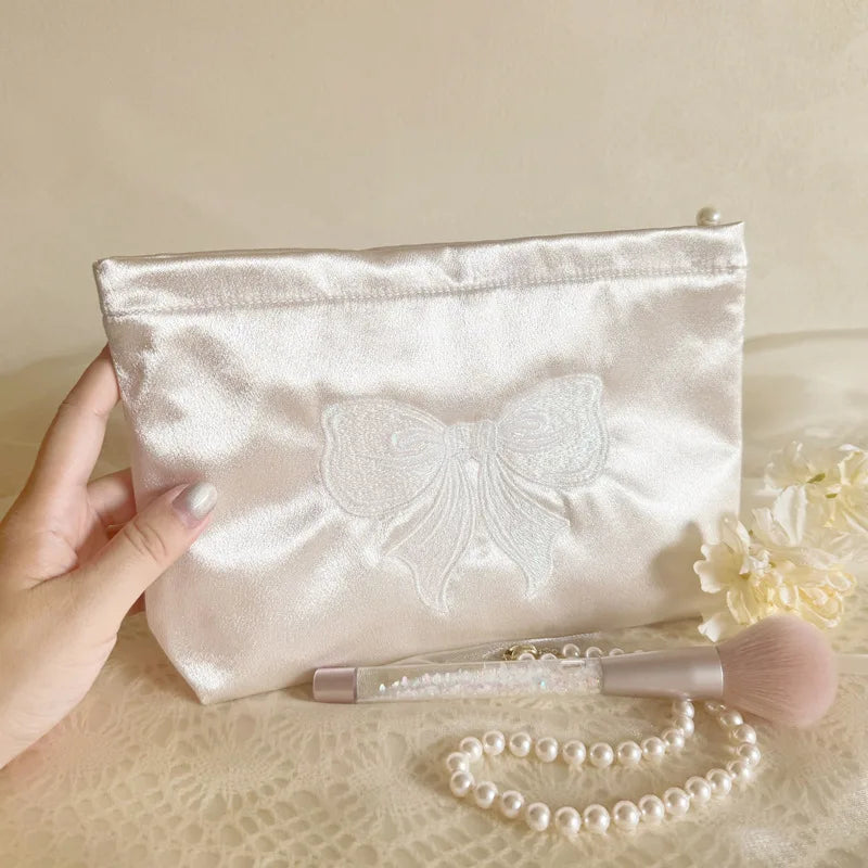 Trousse de Toilette Rose Perle – Maquillage Voyage