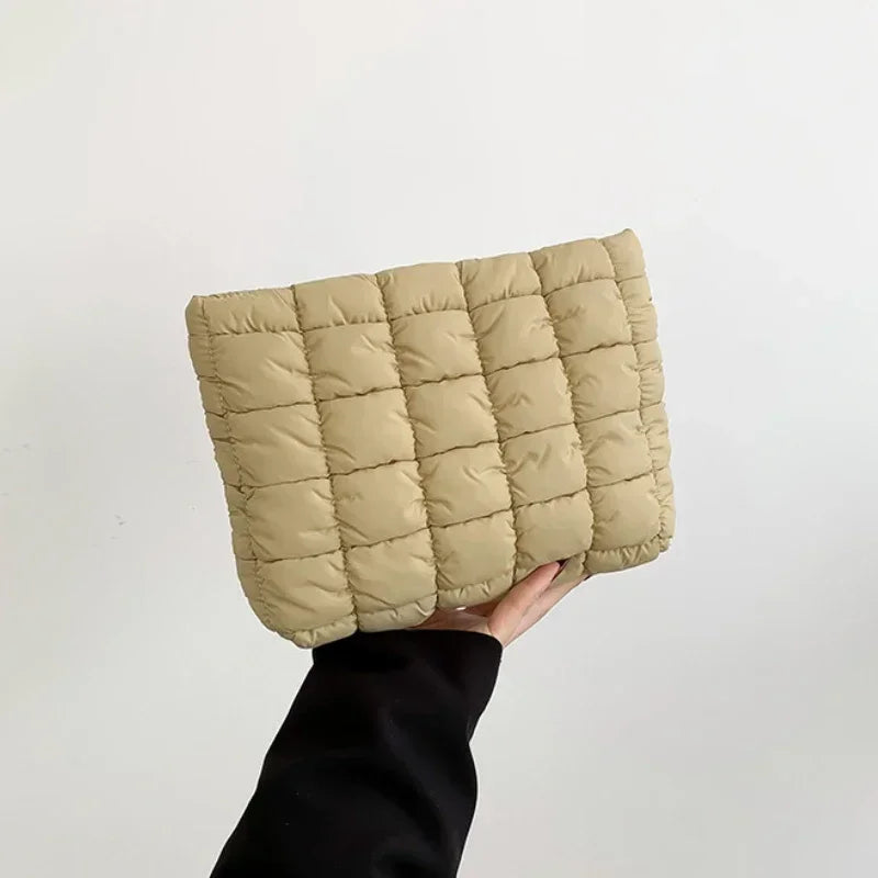 Trousse de Maquillage Matelassée Puffer – Grand Organisateur