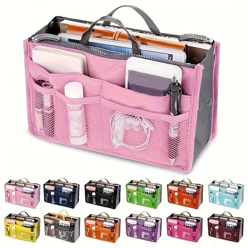 Trousse de Toilette Multifonction Femme – Organisateur de Voyage à Double Zip