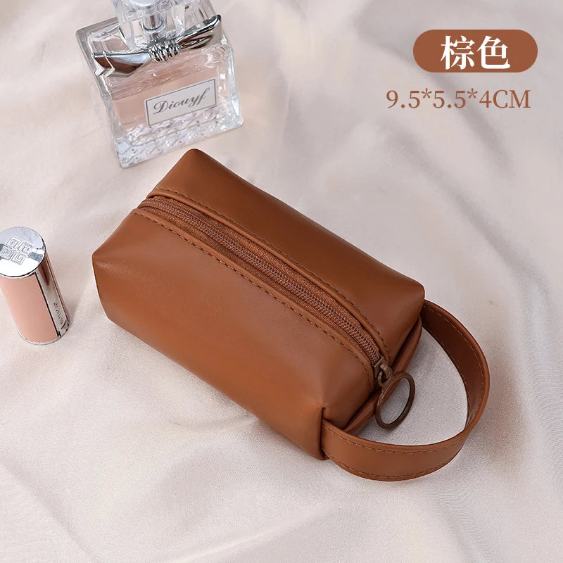 Trousse de Toilette Mini PU Étanche – Maquillage Portable