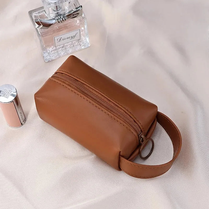 Trousse de Toilette Mini PU Étanche – Maquillage Portable