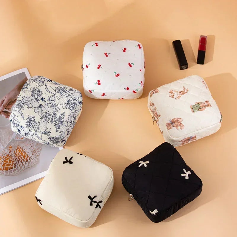 Trousse de Toilette Cerise Mini – Pochette Zip