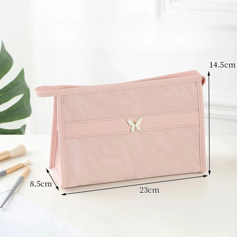 Trousse de Toilette Luxe PU Cuir – Sac Maquillage Portable