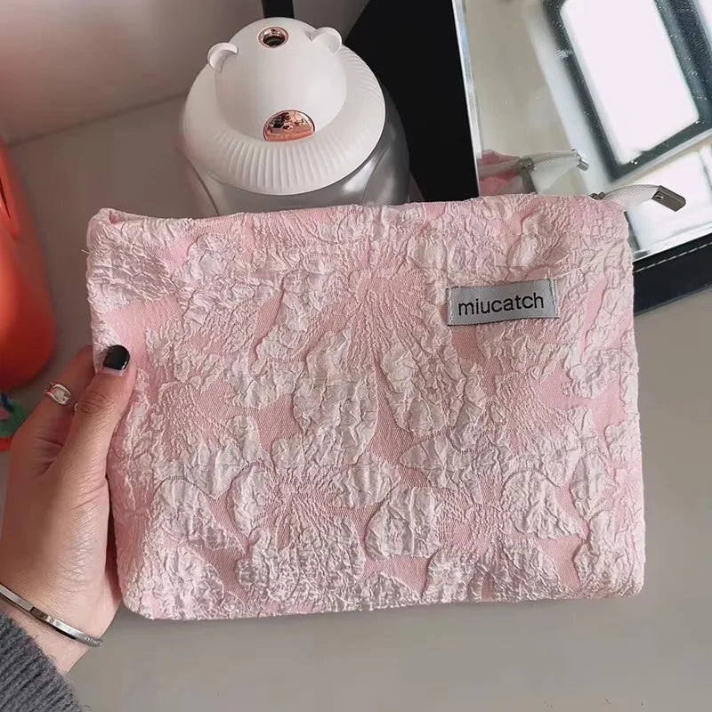 Trousse de Toilette Fleurie – Grande Capacité