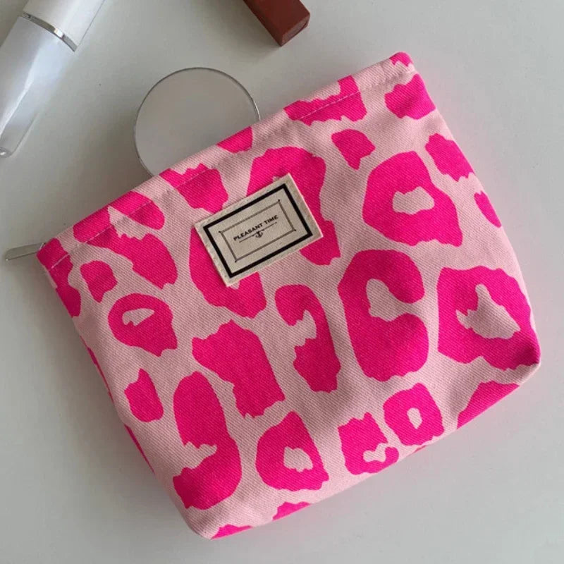 Trousse de Toilette Florale Portable – Grande Capacité