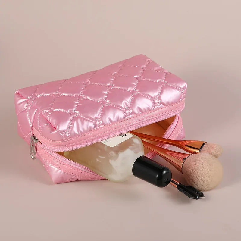 Trousse de Toilette Femme – Pochette Candy – Étui Diamant Brodé