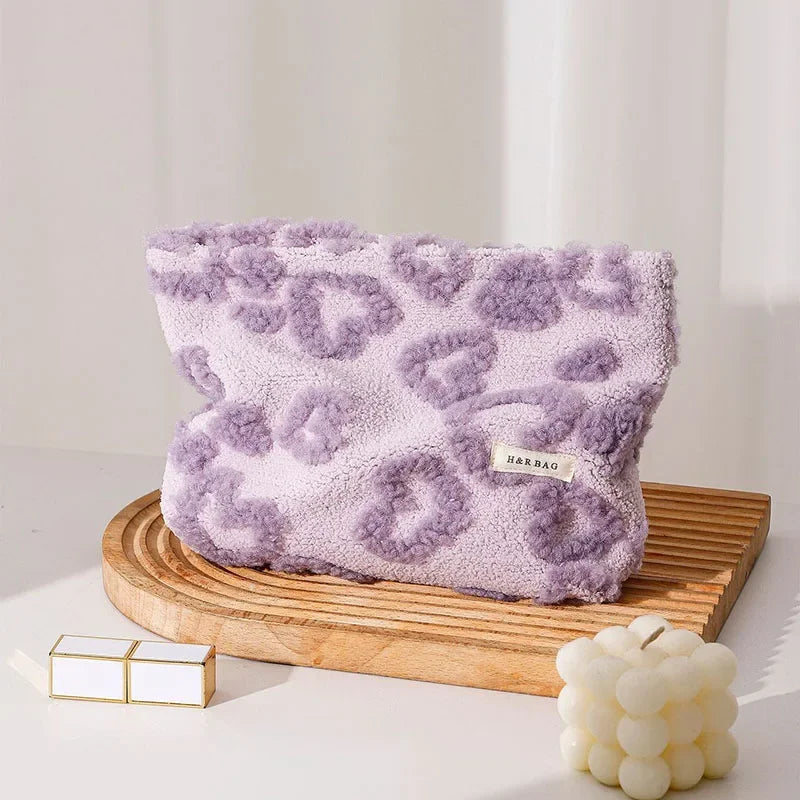 Trousse de toilette rose portable – Maquillage et Soins