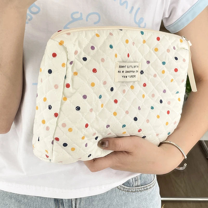 Trousse de toilette femme – Maquillage portable, fleurs