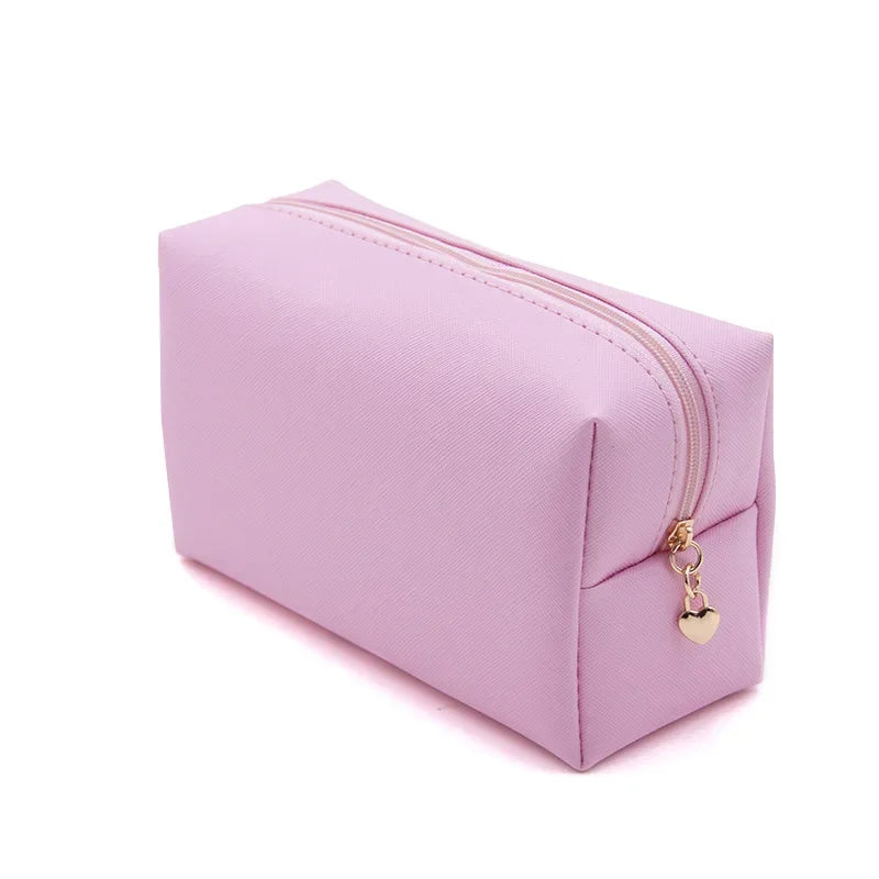 Trousse de Toilette Femme en Cuir PU – Pochette Maquillage Voyage