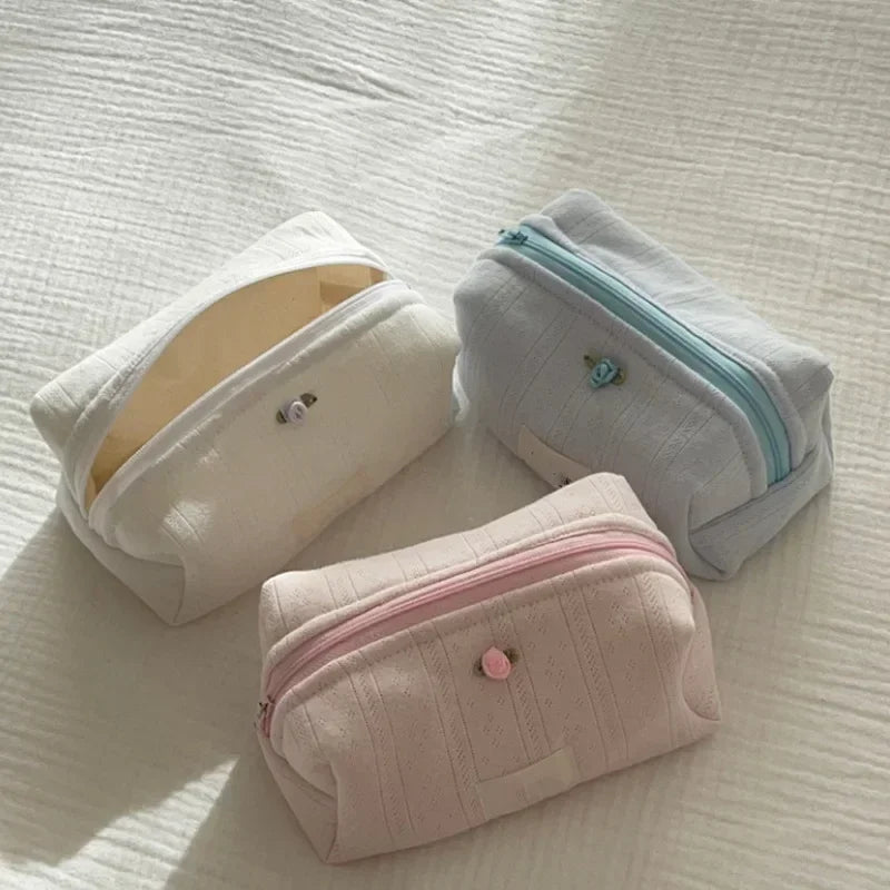 Trousse de Toilette Portable - Grande Capacité - Floral Élégant