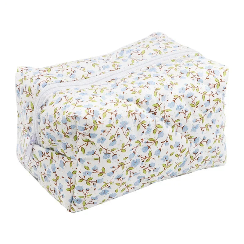 Trousse de toilette en fourrure d'agneau – Maquillage voyage