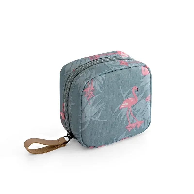Trousse de toilette mini femme – sac cosmétique de voyage uni